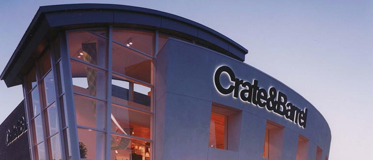 CRATE & BARREL - Stanford Shopping Center logo